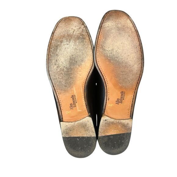 Allen Edmonds Mens VERONA II Italian Bit Calfskin Leather Loafers Black Shoe 14 main image 5